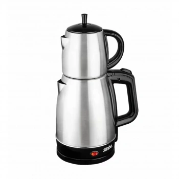 SİNBO STM-5831 ELEKTRİKLİ ÇELİK ÇAY MAKİNESİ ÇAYCI 1.7LT + 0.7LT ÇAY SÜZGEÇLİ (5324)