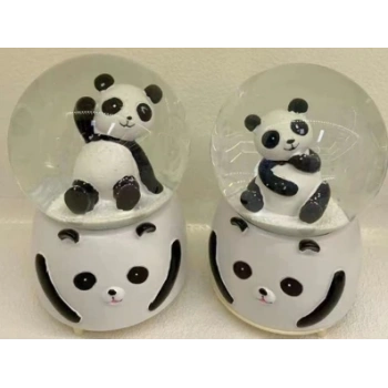 Siyah-beyaz Panda Kar Küresi Büyük Boy