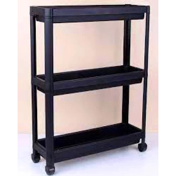 SİYAH ÇOK AMAÇLI KATLI RAF ÜNİTESİ (5324)