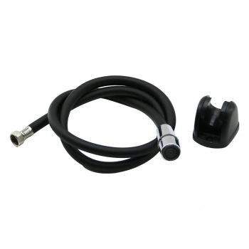 SİYAH PLASTİK PERLATÖRLÜ TAHARATMATİK HORTUM  120CM (5324)