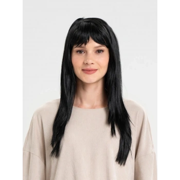 Siyah Renk Uzun Parti Peruğu (5324)