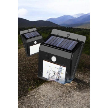 Solar Lamba Giriş, Bahçe Yol Avlu Hareket Sensörlü Led Parlak Gece Su Geçirmez