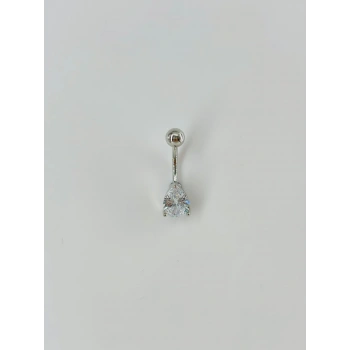 Su Damlası Detaylı Göbek Piercing - Pg0023