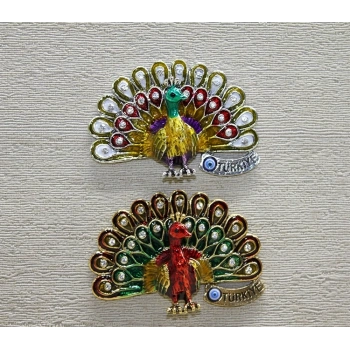 Swaroski Tavuskuşu Magnet Alk3852