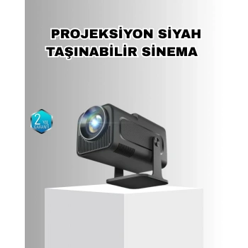 Taşınabilir Akıllı Projeksiyon Hdmı Usb Uyumlu Oyun Destekli Kompakt