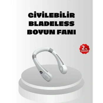 Taşınabilir Boyun Fanı Sessiz Çalışma Ve Usb Şarj Özellikli