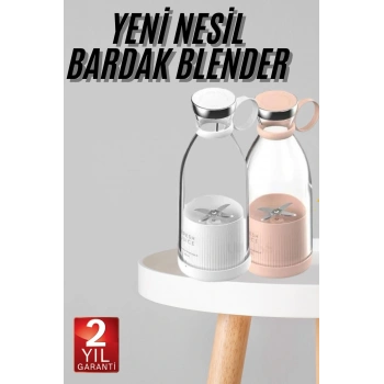 Taşınabilir Kablosuz Şarjlı Kişisel Smoothie El Blender Mini Meyve Sıkacağı