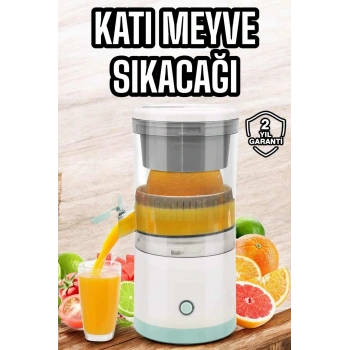 Taşınabilir Kablosuz Taşınabilir Şarjlı Narenciye Sıkacağı Portakal Meyve Sıkacağı Çift Bıçaklı