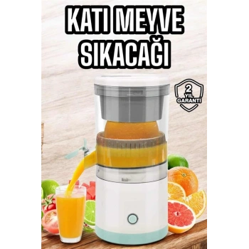 Taşınabilir Kablosuz Taşınabilir Şarjlı Narenciye Sıkacağı Portakal Meyve Sıkacağı Çift Bıçaklı