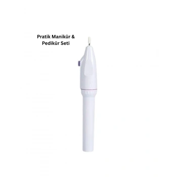 Taşınabilir Profesyonel Manikür Pedikür Seti