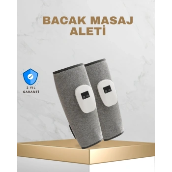 Taşınabilir Şarjlı Baldır Masaj Aleti – 3 Kademeli Isı ve Basınç Ayarı, Titreşim Fonksiyonlu