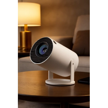 Taşınabilir Sinema Projektörü Pro Telefon Destekli Android 11 Akıllı Projeksiyon