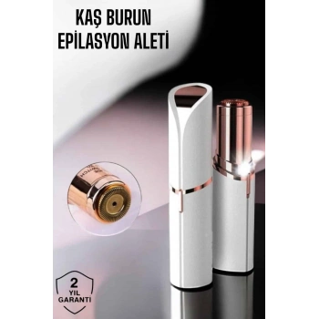 Taşınabilir ve Şık Yüz Kaş Epilatörü Hassas Ciltlere Özel
