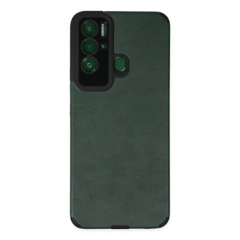 Tecno Pova Neo Kılıf Loop Deri Silikon - Yeşil