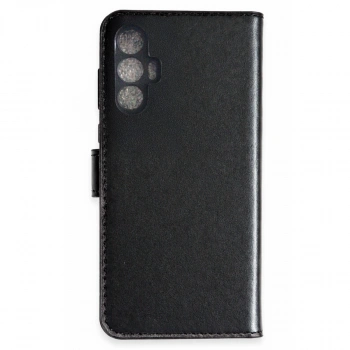 Tecno Spark 8 Pro Trend S Plus Kapaklı Kılıf - Siyah