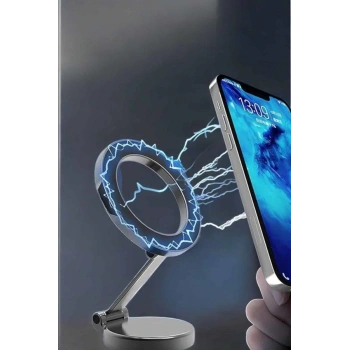 Telefon Tutucu Tüm Arabalara Uyumlu Araç İçi Katlanabilir Manyetik Tasarım