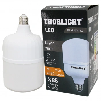 THORLIGHT 50W E27 TORCH T-SHAPE BEYAZ LED AMPUL T-50B (5324)