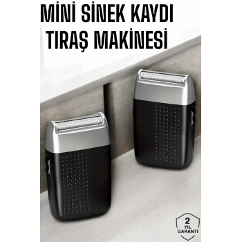 Tıraş Makinesi Mini Sinek Kaydı Şarjlı Taşınabilir Paslanmaz Çelik