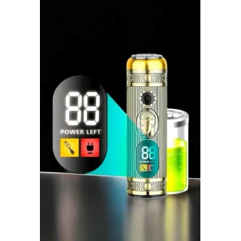 Tıraş Makinesi Üç Başlıklı Saç Sakal Ve Vücut Tıraşına Uygun