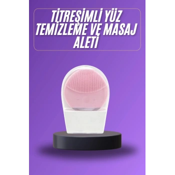 Titreşimli Yüz Masaj Aleti Titreşimli Makyaj Temizleme Cihazı