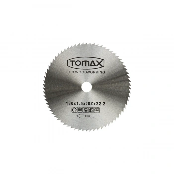 Tomax Ağaç Daire Testeresi (elmassız) 115x1,2 Diş 80z