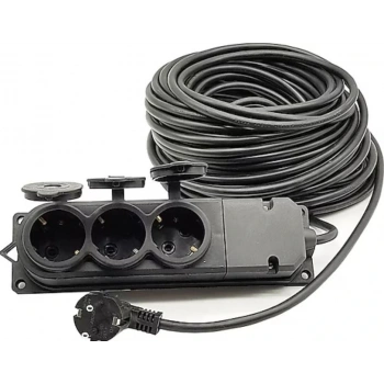 Topart 01558 20 Metre Grup Prizli Uzatma 3X2,5 Kablo