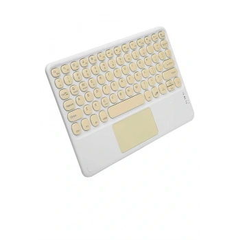 Touchpad Uyumlu Bluetooth Klavye Slim Kablosuz Wifi Q Klavye
