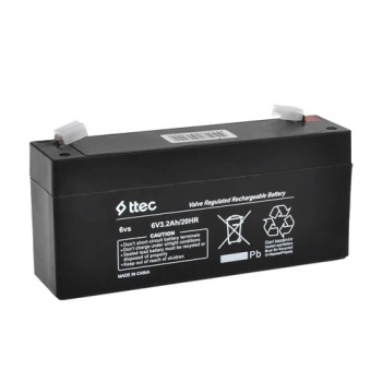 Ttec 6v 3.2 Ah Kuru Bakımsız Akü