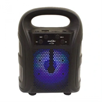 Tutmalı Mini Hoparlör Işıklı Taşınabilir Bluetooth Wireless Radyolu Sd Kart ve USB Girişli Hoparlör (5324)