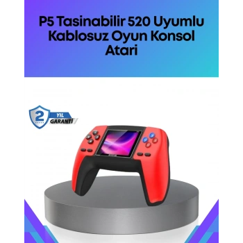 Tv Bağlantılı 520 Oyunlu P5 Retro Gamepad Konsol
