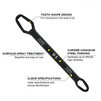 Universal Anahtarı Çift kafalı  Çok Fonksiyonlu 6-22mm (5324)