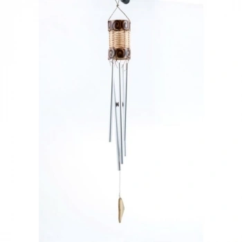 Üstü Bambu Metalli Rüzgar Çanı