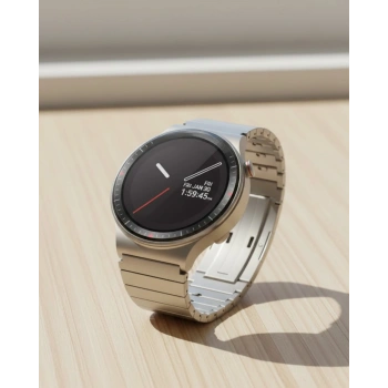 Uzun Pil Ömürlü AMOLED Akıllı Saat Torch Işıklı