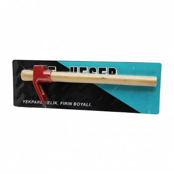 VAKUMLU KIRMIZI KESER AHŞAP SAPLI (5324)