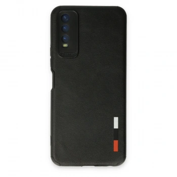 Vivo Y11s Kılıf Loop Deri Silikon - Siyah