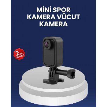 Vlog, Seyahat ve Günlük Video Çekimleri İçin Mini Kamera