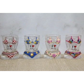 Vücut Tasarımı Cam Shot Bardak