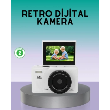 Wifi Bağlantılı 5k Ultra Hd Dijital Kamera 75mp Otofokus