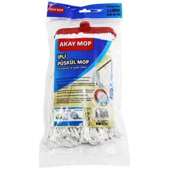 X LARGE ÖRGÜLÜ İPLİ  PÜSKÜL PAMUK MOP (5324)