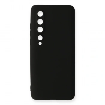 Xiaomi Mi 10 Kılıf First Silikon - Siyah