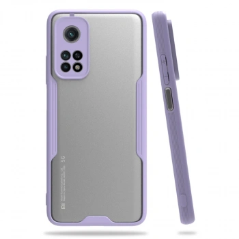 Xiaomi Mi 10t Pro Kılıf Platin Silikon - Lila