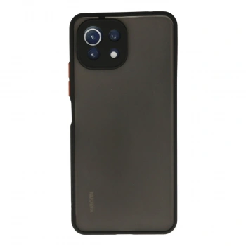 Xiaomi Mi 11 Lite Kılıf Montreal Silikon Kapak - Siyah