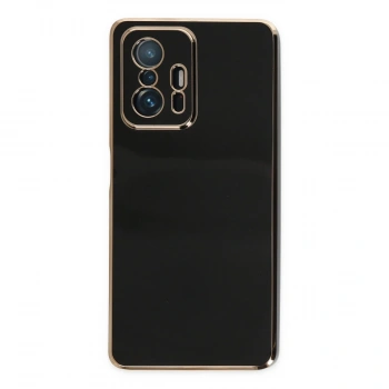 Xiaomi Mi 11t Pro Kılıf Volet Silikon - Siyah