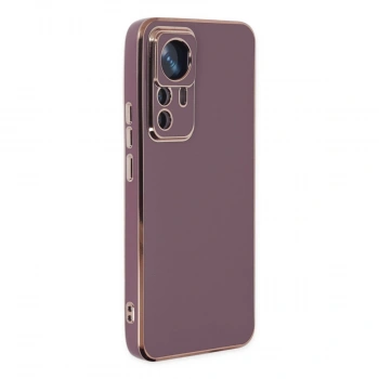 Xiaomi Mi 12t Pro Kılıf Volet Silikon - Mor