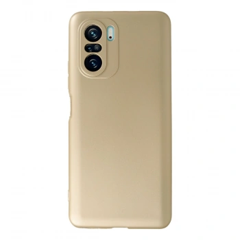 Xiaomi Poco F3 Kılıf First Silikon - Gold