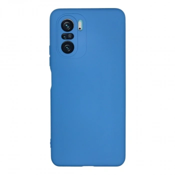 Xiaomi Poco F3 Kılıf Nano İçi Kadife Silikon - Mavi