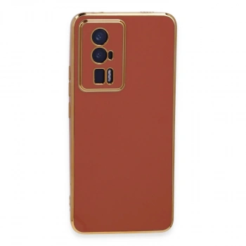 Xiaomi Poco F5 Pro Kılıf Volet Silikon - Kırmızı