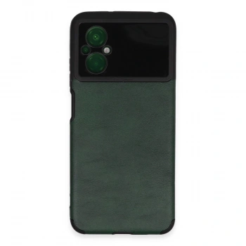 Xiaomi Poco M5 Kılıf Loop Deri Silikon - Yeşil