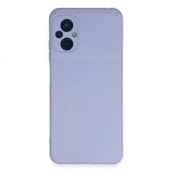 Xiaomi Poco M5 Kılıf Nano İçi Kadife Silikon - Lila