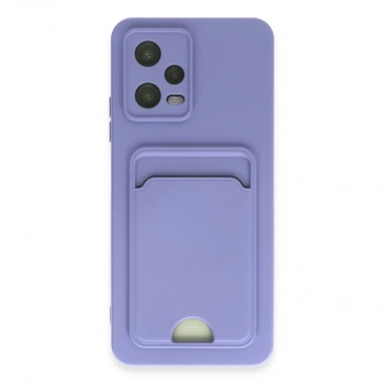 Xiaomi Poco X5 5g Kılıf Kelvin Kartvizitli Silikon - Lila